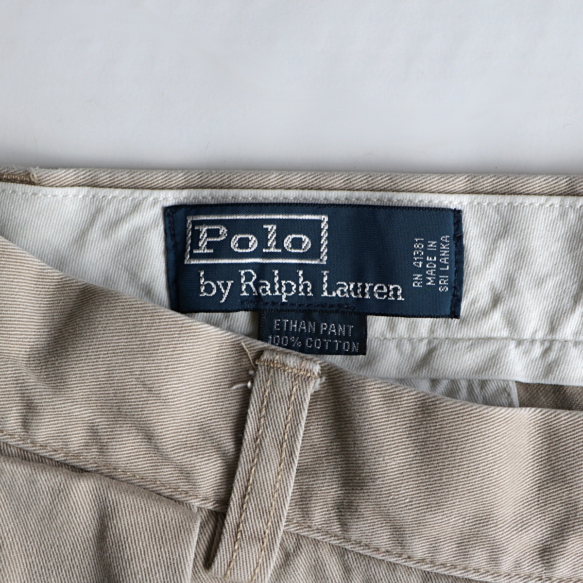 s POLO Ralph Lauren ラルフローレン 2タック チノ パンツ used 古着