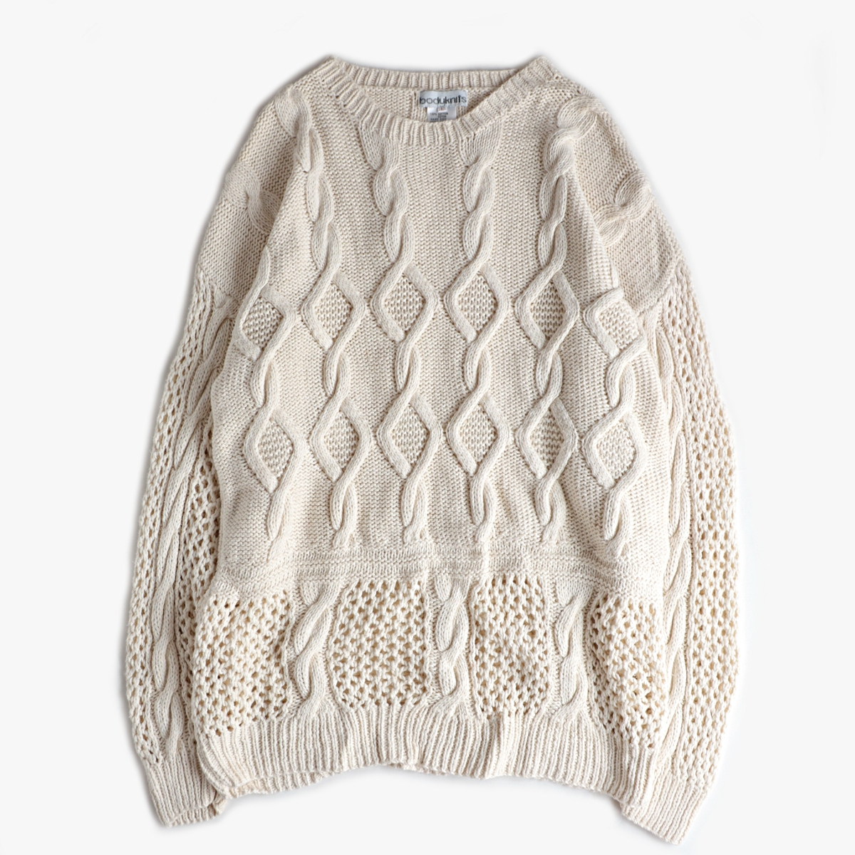 90s Body Knits Multi Knit コットン ニット セーター 古着 Used Khaki Select Clothing 古着 通販