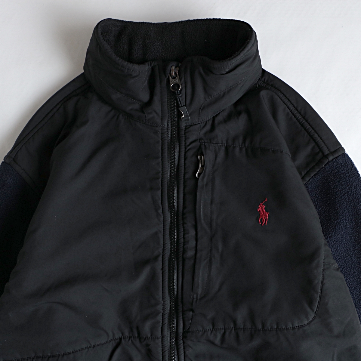 Polo Ralph Lauren ラルフローレン ナイロン フリース コンビ