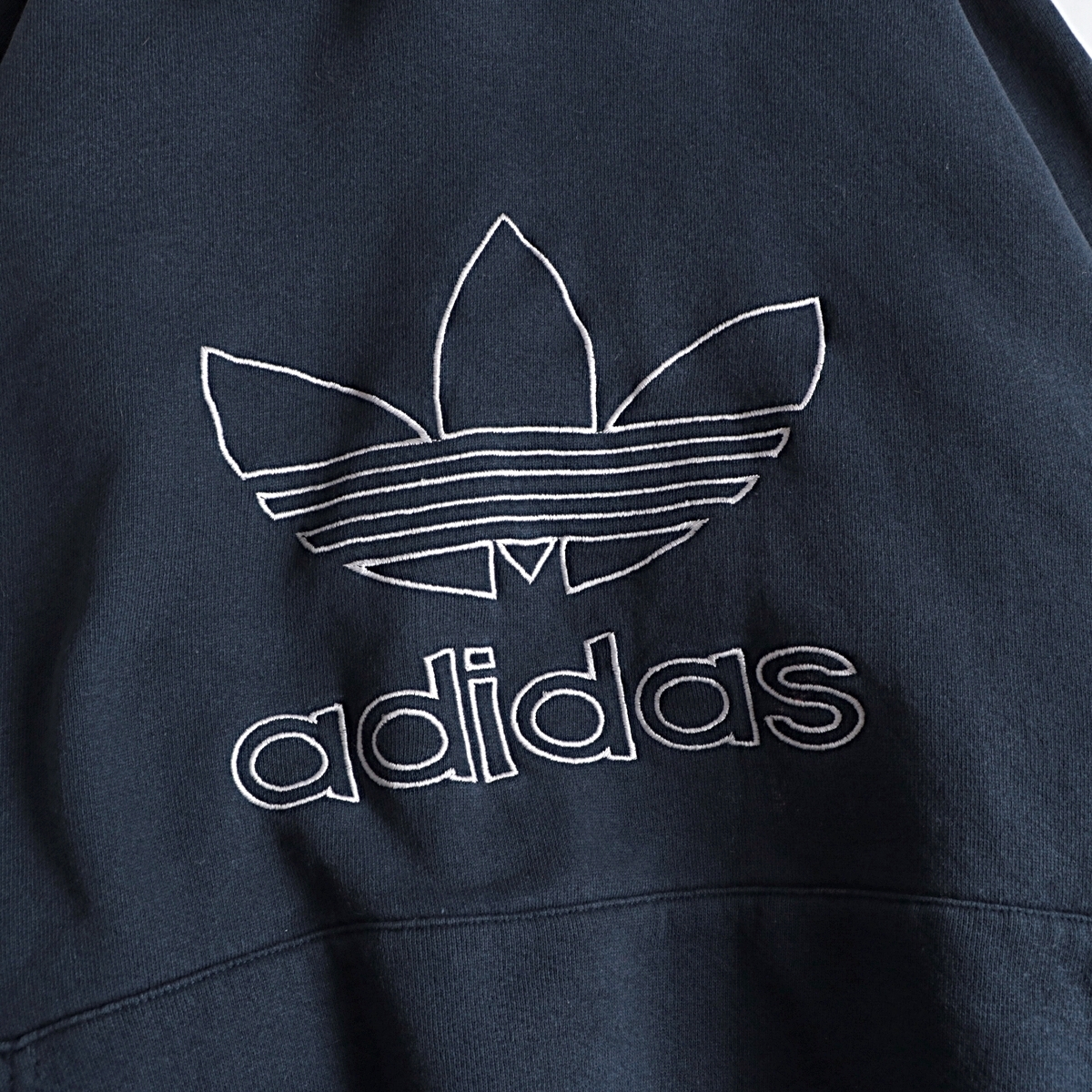 注目ショップ 90s 古着 Adidas アディダス トレフォイル スウェット パーカー パーカー Slcp Lk