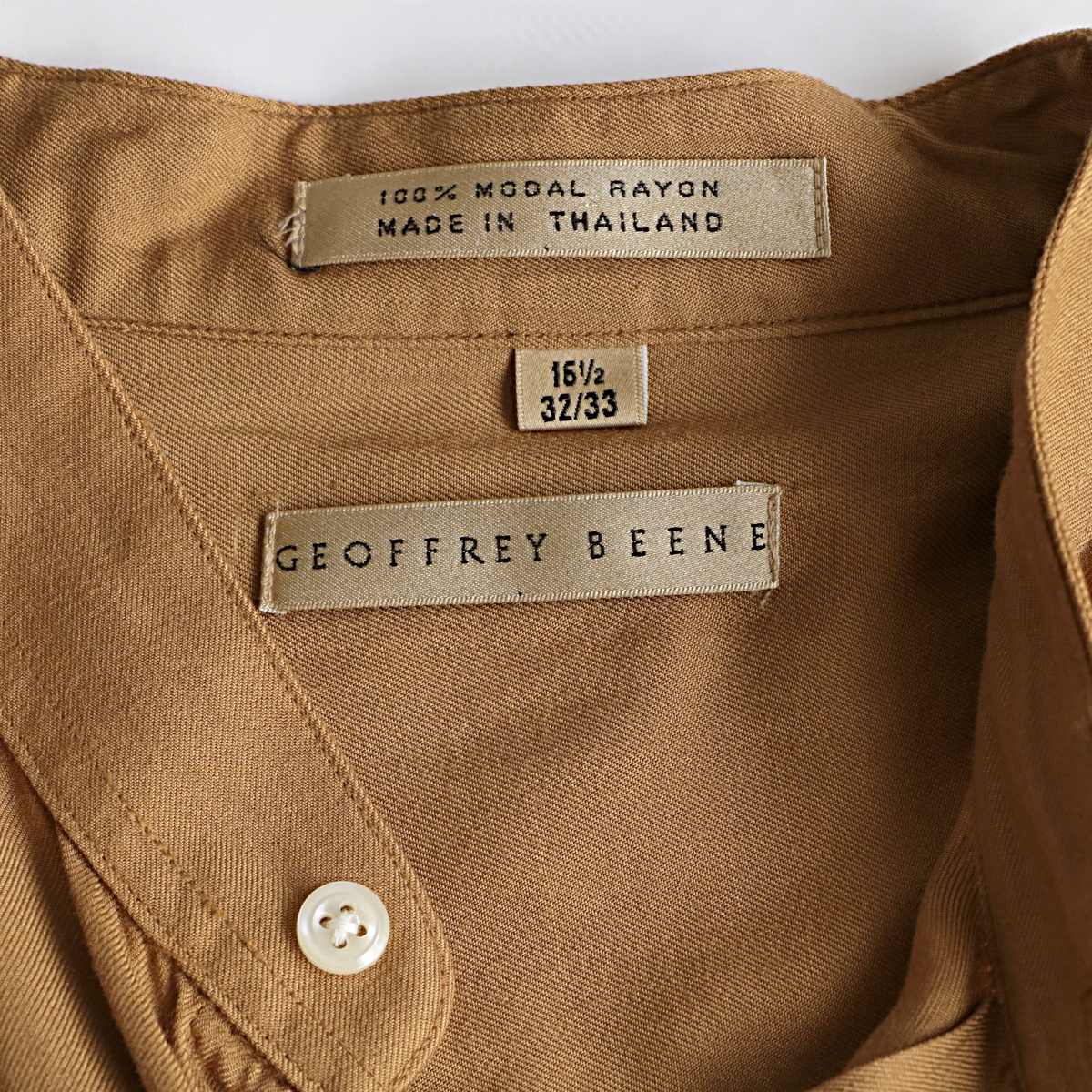 GEOFFREY BEENE ジェフリービーン ”solid color” レーヨン バンド