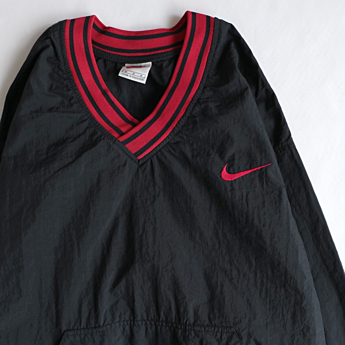 90s NIKE ナイキ プルオーバー ナイロン ジャケット 古着 used ...