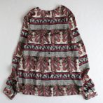 90s 総柄 古着 トップス レディース