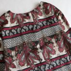 90s 総柄 古着 トップス レディース