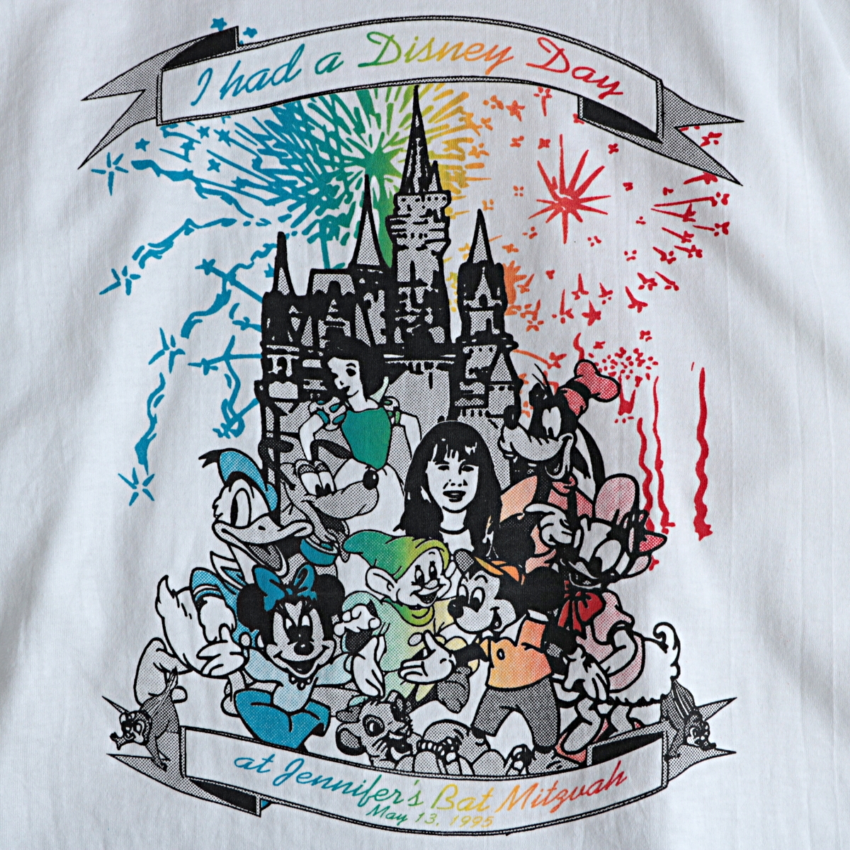 90s Disney ディズニー 記念 ミッキー ミニー キャラクタープリント 半袖 Tシャツ Usa製 古着 Used Khaki Select Clothing 古着 通販