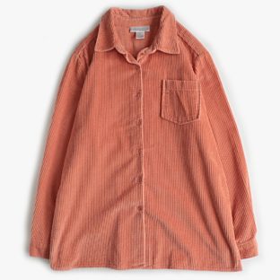 real comfort by chadwicks 太畝 コーデュロイ 長袖 シャツ 古着 used レディース