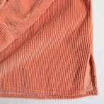 コーデュロイ シャツ 太畝 オレンジ