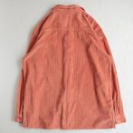 コーデュロイ シャツ 太畝 オレンジ