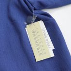 古着 テーラードジャケット レディース 青
