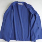古着 テーラードジャケット レディース 青