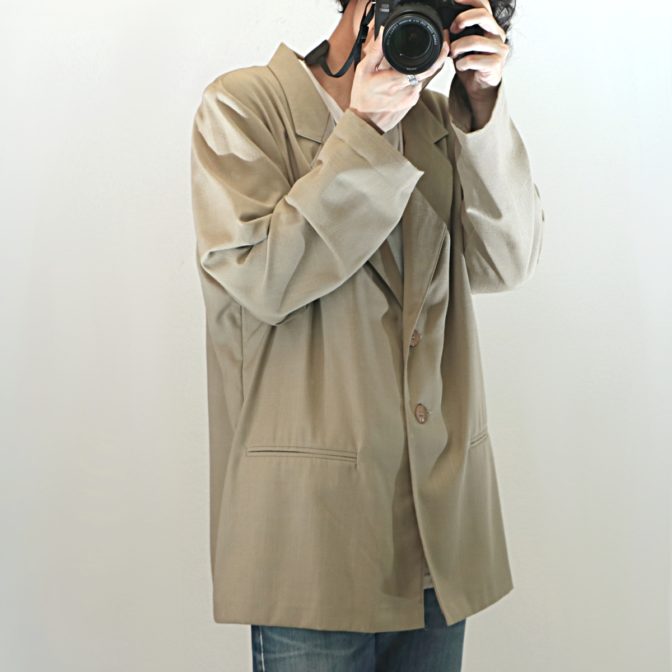 90s 古着 テーラードジャケット レディース