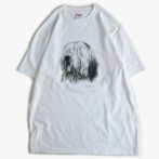 Tシャツ 犬 オールド イングリッシュ シープドッグ プリント