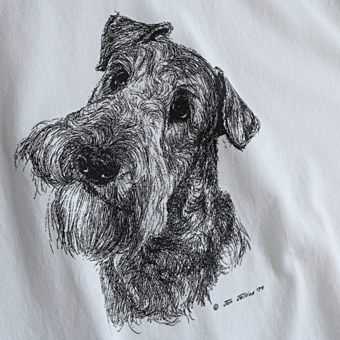 Tシャツ 犬 プリント シュナウザー ユニセックス