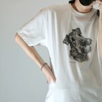 Tシャツ 犬 プリント シュナウザー ユニセックス