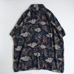 80s ケニントン アロハ シャツ 龍 古着