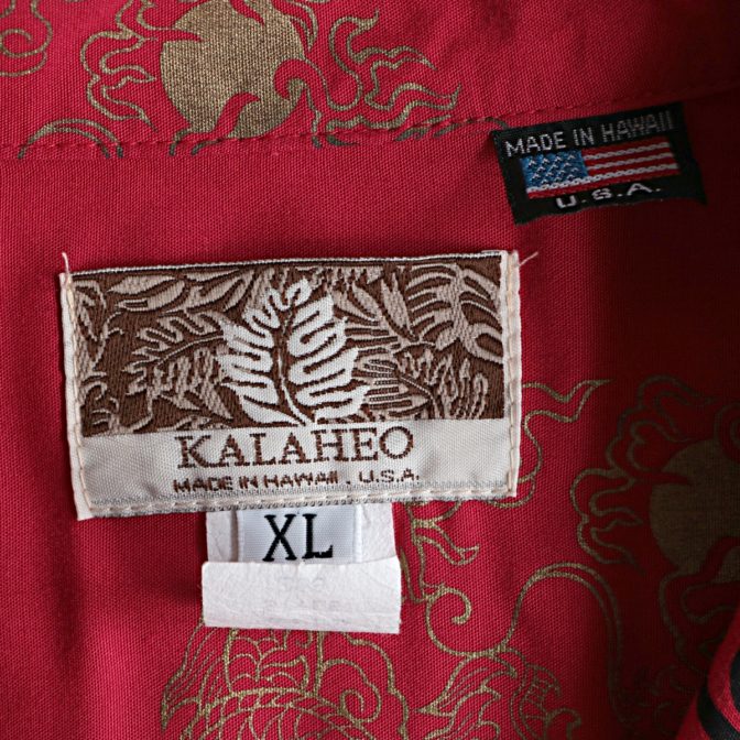 カラヘオ アロハシャツ レーヨン ハワイ