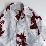 総柄 アロハシャツ 龍 メンズ