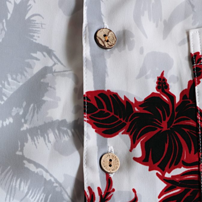 総柄 アロハシャツ 龍 メンズ