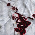 総柄 アロハシャツ 龍 メンズ