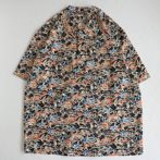 柄 シルク シャツ 古着 ブランド