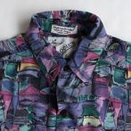 総柄 シャツ 総柄 90s 80s レディース