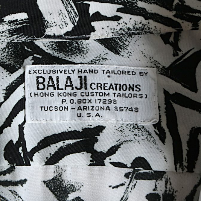 古着 総柄 半袖 シャツ アブストラクト