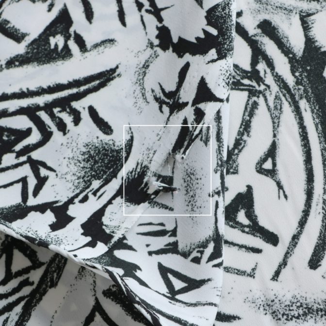 古着 総柄 半袖 シャツ アブストラクト