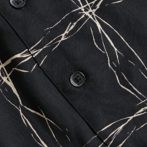 総柄 シャツ 古着 黒 メンズ