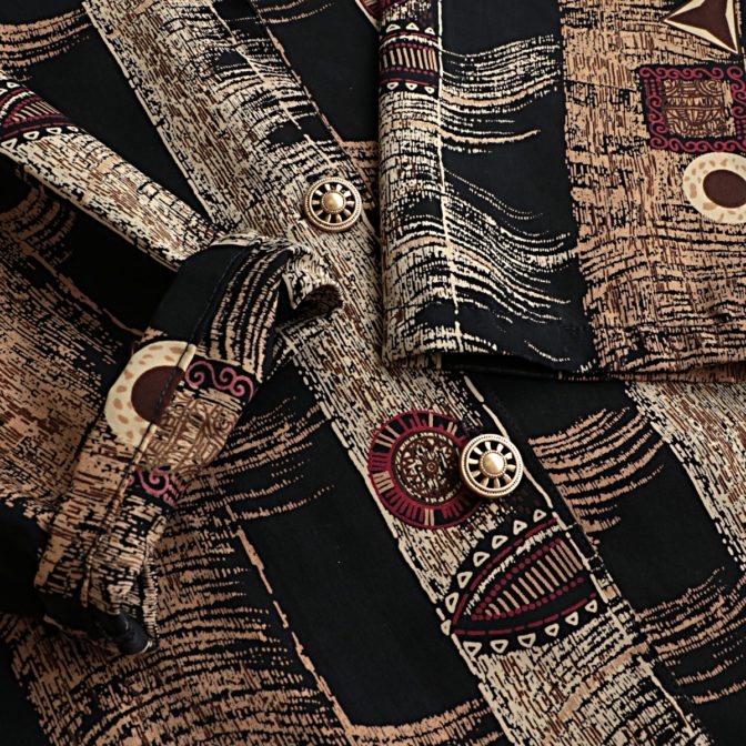 アブストラクト 柄 ジャケット 古着 90s