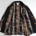 アブストラクト 柄 ジャケット 古着 90s