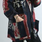 柄 ジャケット レーヨン 古着 90s