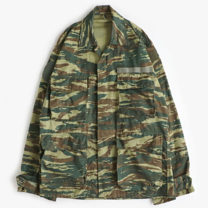 ギリシャ軍 ミリタリー ジャケット リザードカモ