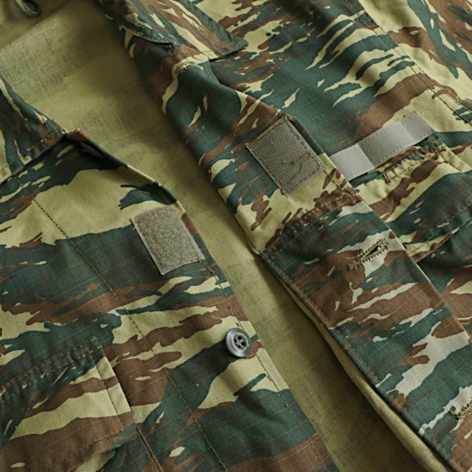 ギリシャ軍 ミリタリー ジャケット リザードカモ