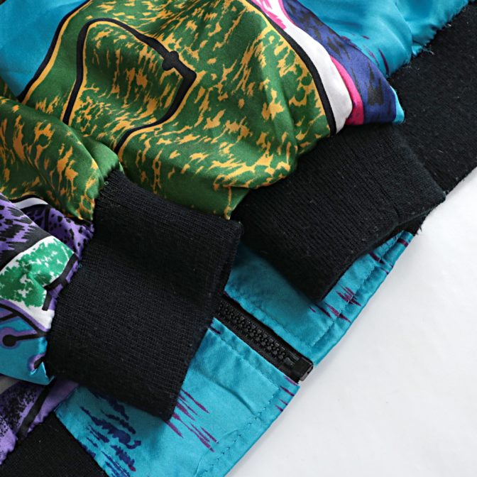 ピカソ ジャケット 柄 90s 古着