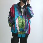 ピカソ ジャケット 柄 90s 古着