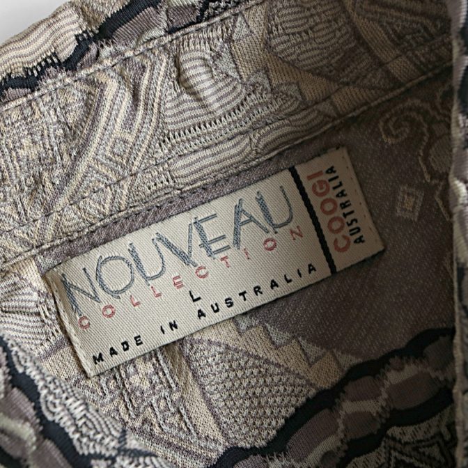 クージー 総柄 ３D ニット シャツ