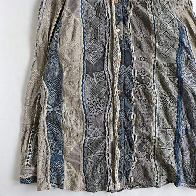 クージー 総柄 ３D ニット シャツ