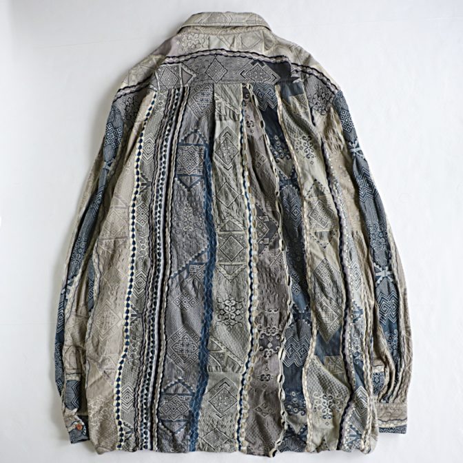 クージー 総柄 ３D ニット シャツ