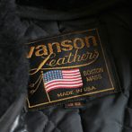 バンソン レザー ライダース ジャケット