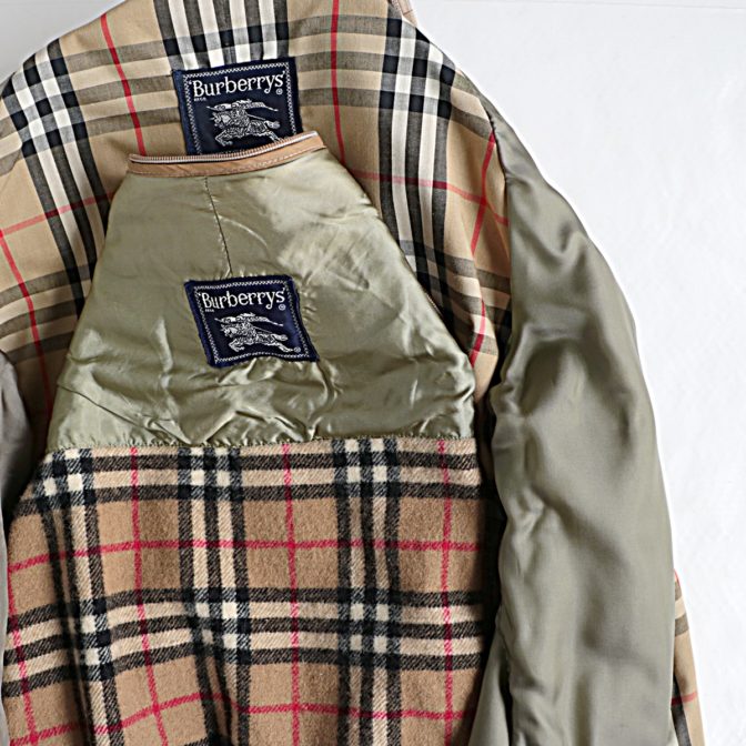 バーバリー トレンチコート ノバチェック 古着