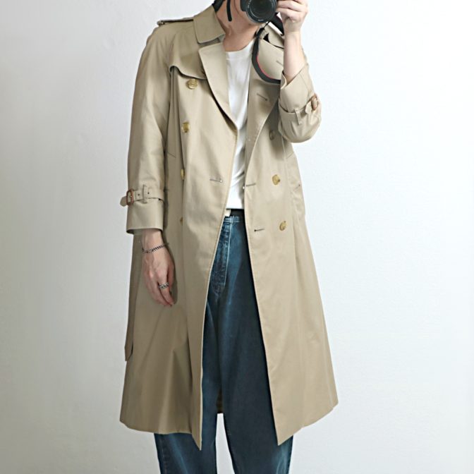 バーバリー トレンチコート ノバチェック 古着