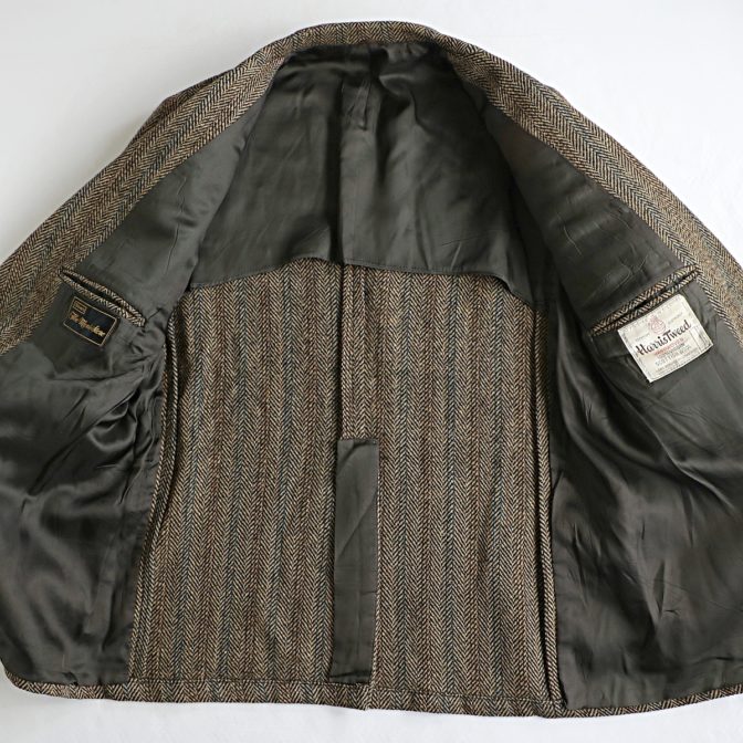 70s ハリスツイード ジャケット ヴィンテージ
