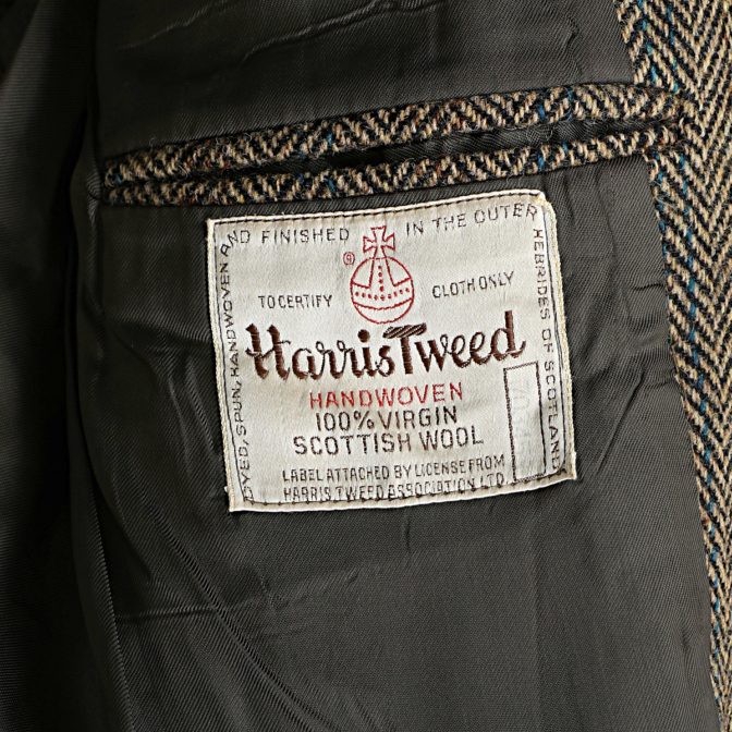 70s ハリスツイード ジャケット ヴィンテージ