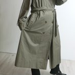 バーバリー トレンチコート メンズ 古着 オリーブ