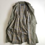 バーバリー トレンチコート メンズ 古着 オリーブ