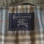 バーバリー トレンチコート メンズ 古着 オリーブ