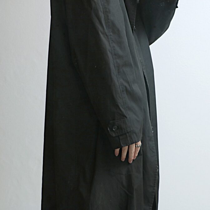 60s 70s ロンドンフォグ コート 黒