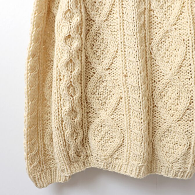 70s 80s アラン ニット フィッシャーマン セーター