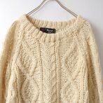 70s 80s アラン ニット フィッシャーマン セーター