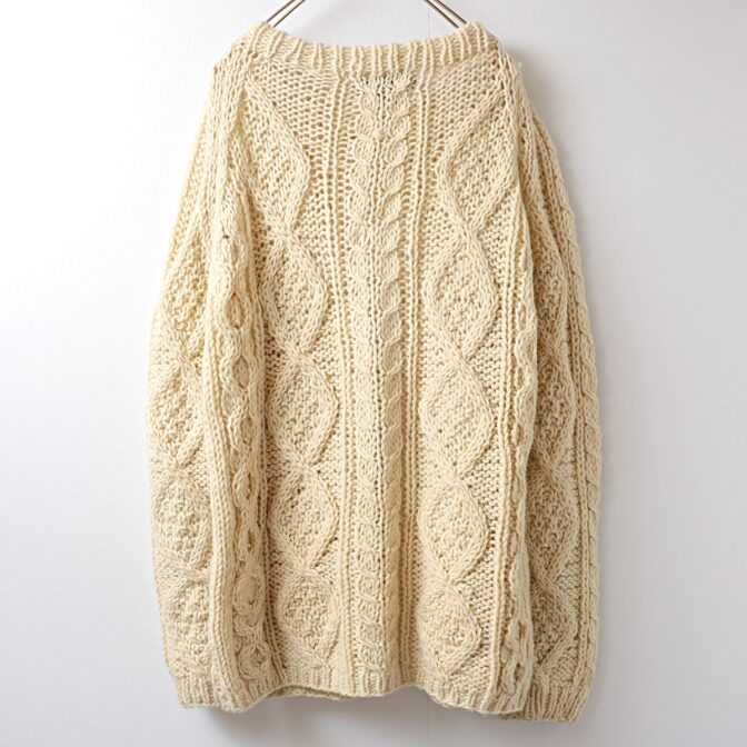 70s 80s アラン ニット フィッシャーマン セーター